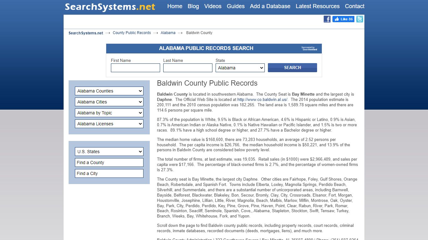 Baldwin County Criminal and Public Records